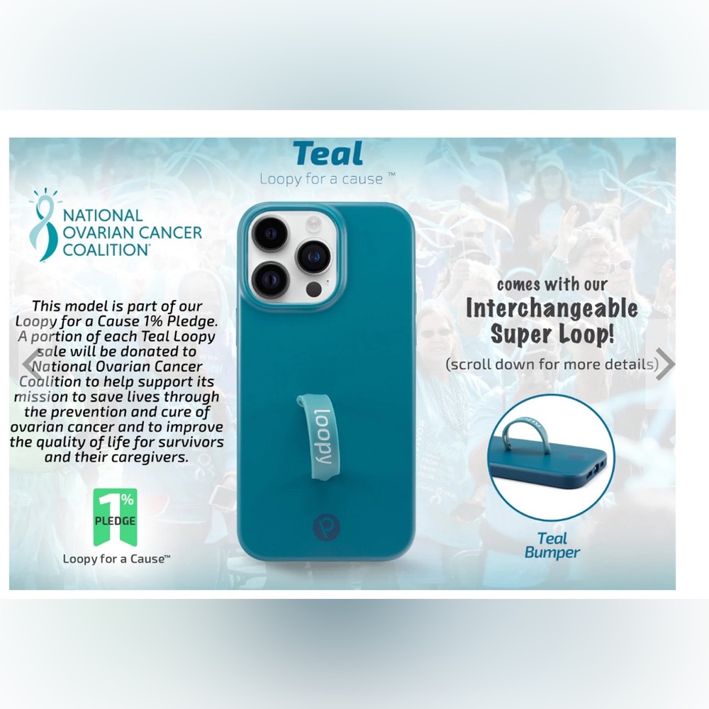 Loopy Case Teal iPhone 14 Pro Max